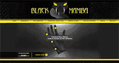 Desktop Screenshot of blackmambagloves.com